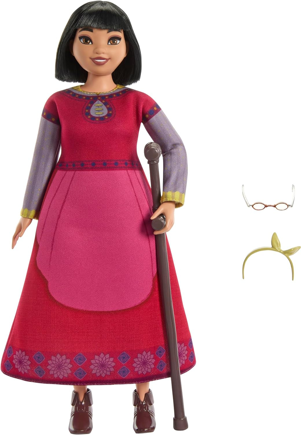 Mattel Disney Wish Dahlia of Rosas docka och tillbehör, ledad modedocka, HPX24