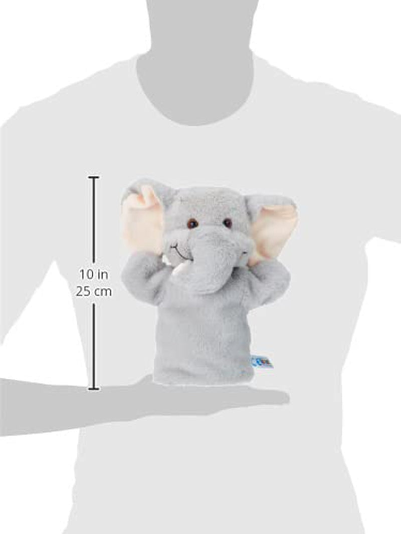 394070 Handdocka elefant, grå Toys Bebe Naty Shop