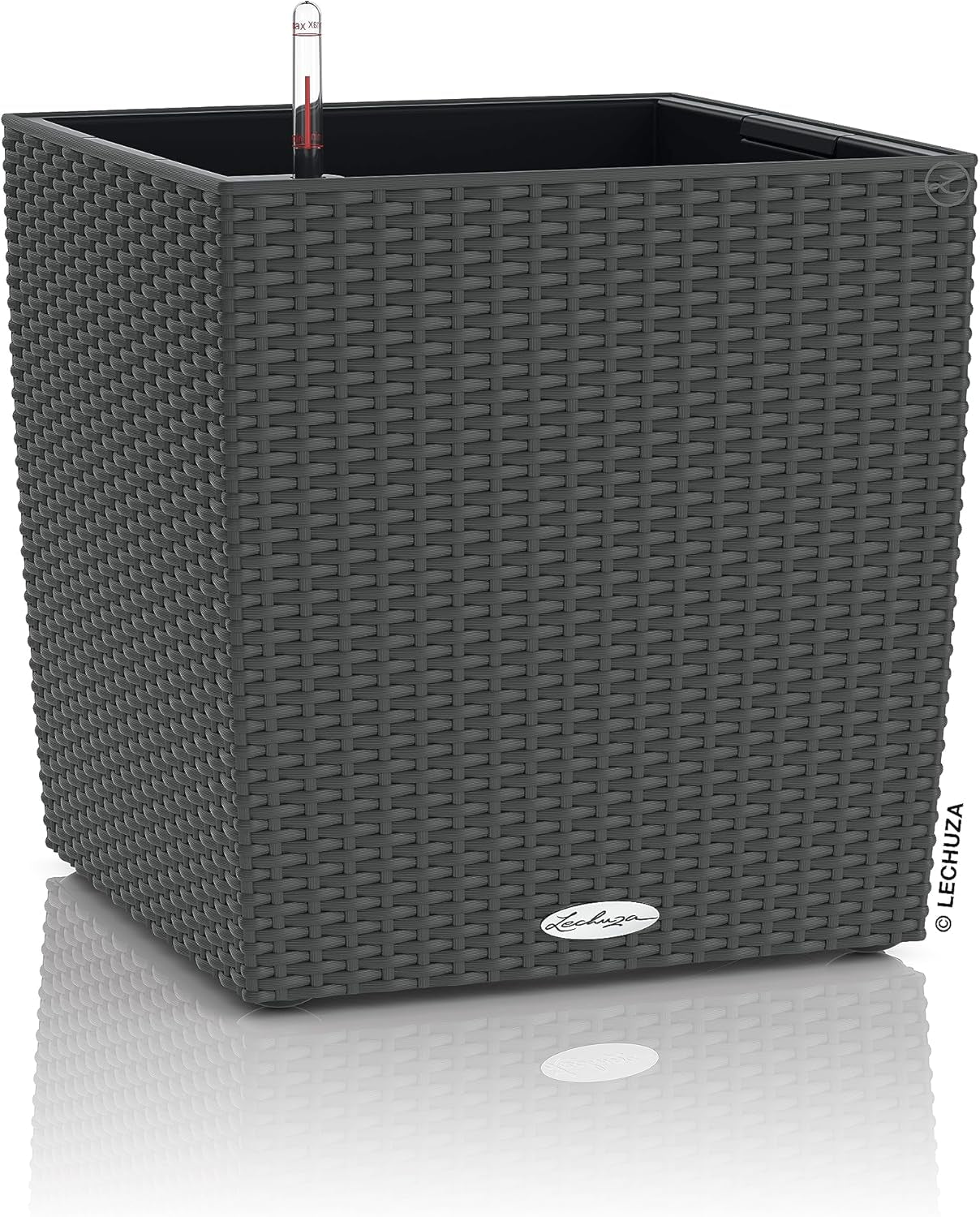 LECHUZA CUBE Stuga 30 granit 15372