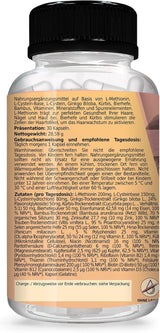 Healthy Fusion Haircomplex, effektiv mot håravfall, 30 kapslar Hårvård Naty Shop