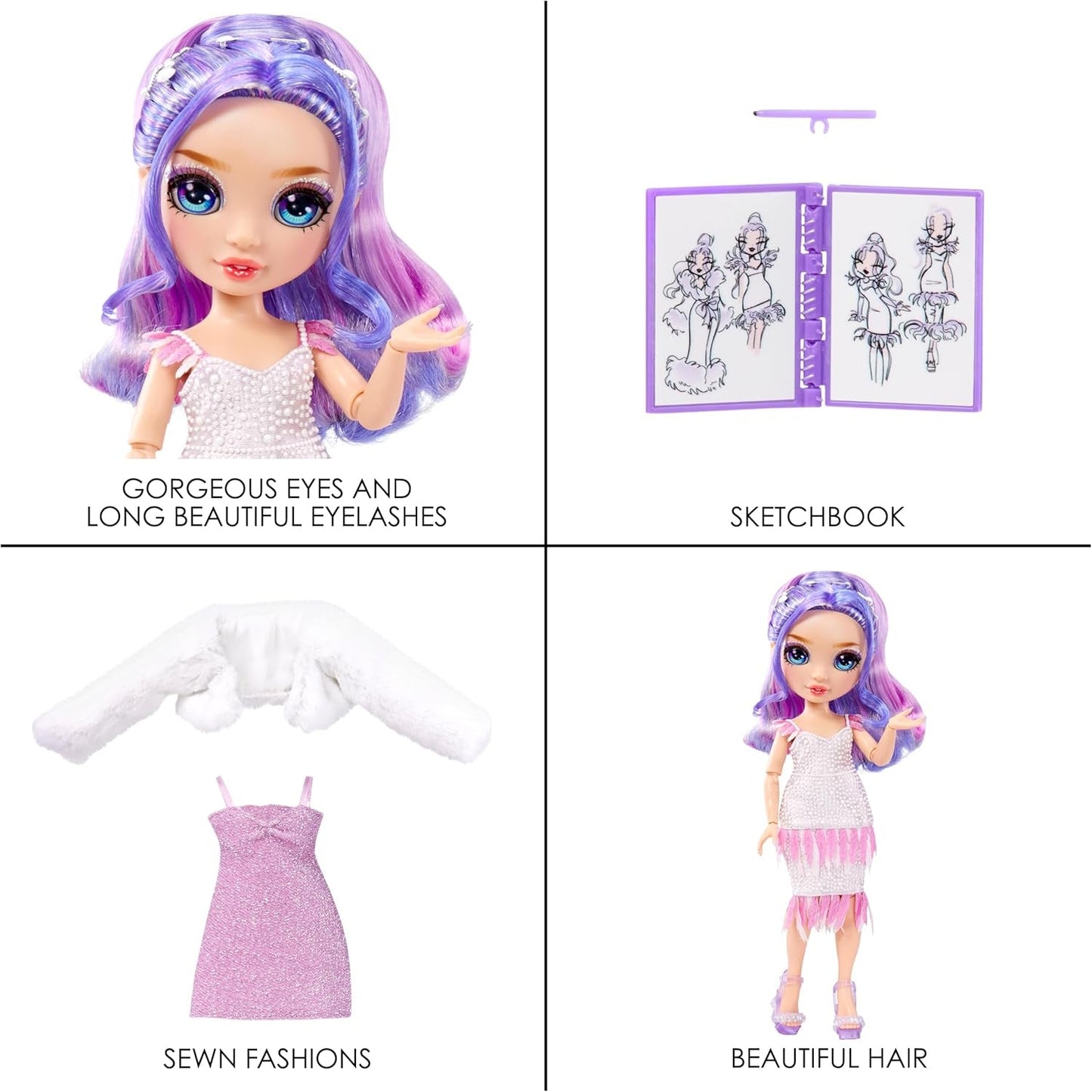 Rainbow High Fantastiskt mode lila