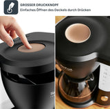 Tefal Includeo Filter Espressomaskin, Espressomaskin Extremt lätt att använda, Lämplig för höger- och vänsterhänta användare, Automatisk locköppning, 1,25 L, 10 till 15 koppar, CM533811