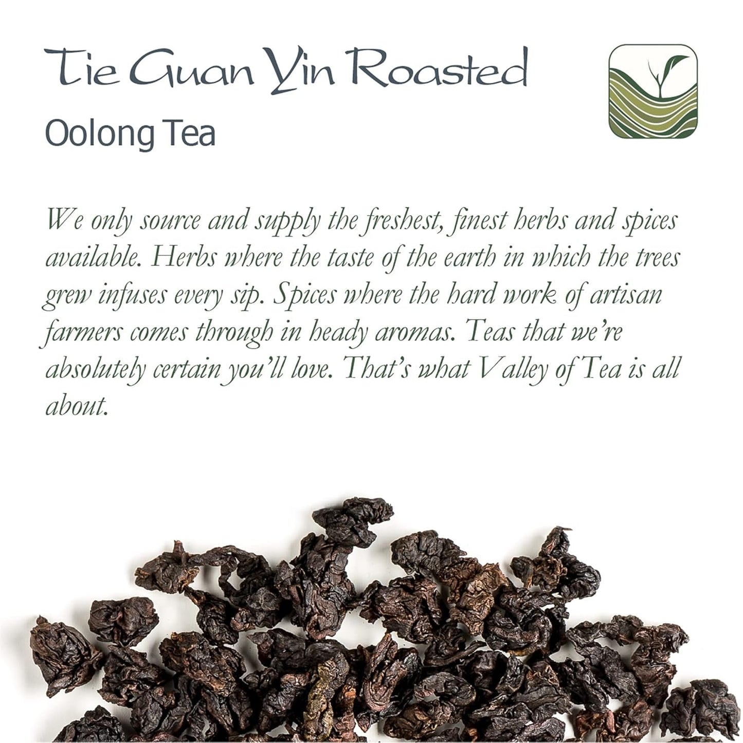 Tie Guan Yin Oolong Tea - Rostat blått te Ti Kuan Yin Kina - kinesiskt Wu Long Tea Tieguanyin - Blått te Olongh Tea Olongo Tea