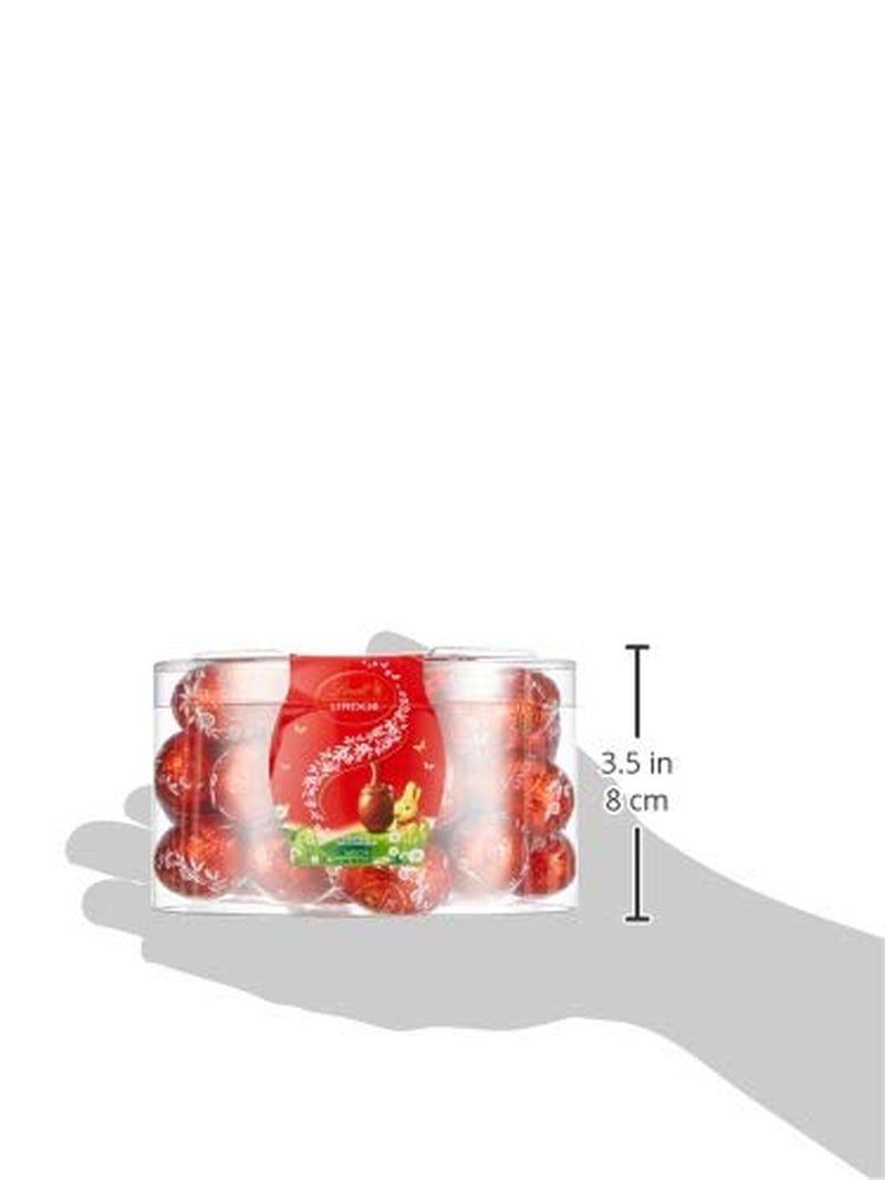 LINDOR ägg med Lindt choklad | 4 lådor à 450 g vardera | LINDOR-ägg med smält-i-munnen mjölkchoklad, vit, mörk och hasselnötsfyllning | Påskchoklad | Gåva av choklad | Påskägg | Choklad ägg