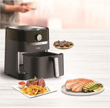 Tefal EY5018 Easy Fry & Grill Classic Air Fryer, 2 i 1-teknik (Air Fryer och Grill), XL, 4,2 liter för 6 portioner, 1550 watt Hushållsapparater Naty Shop