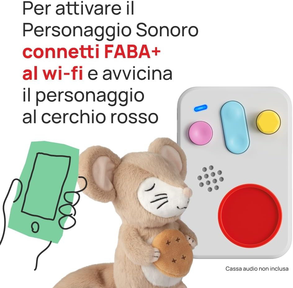 Plyschleksak - Tutti a Nanna con Oscar! - Berättelser och ljudsagor för barn från 10 månader - Ska lyssnas på med berättelser, italiensk version Jucarii Bebe Naty Shop