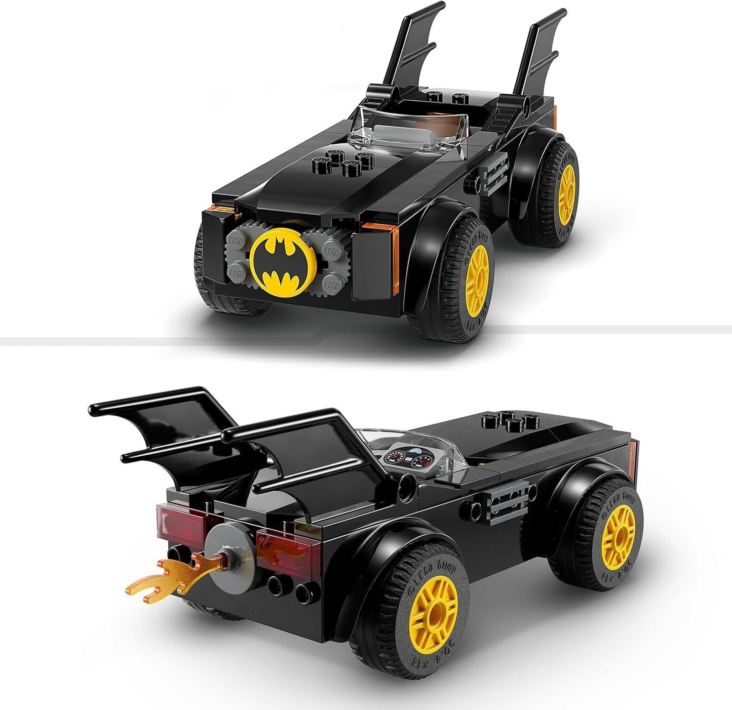 LEGO 76264 DC Chase in the Batmobile: Batman Vs. Joker leksaksbilsset, Superhjältestartset med 2 minifigurer, Leksak för förskolebarn, pojkar, flickor i åldern 4+, Snabb att montera Byggset Besuche den LEGO-Store