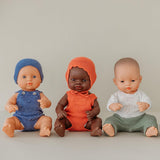Miniland Babydocka, afrikansk pojke, 32 cm, anatomiskt korrekt