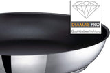 Gastrosus Industar Diamas Pro, grytor och stekpannor i rostfritt stål Naty Shop