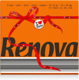 Renova Pappersservetter, Red Label Orange - 70 servetter