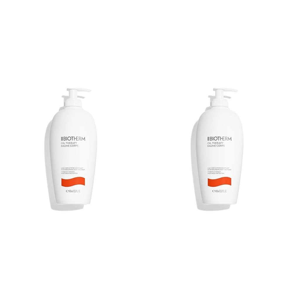 Biotherm Oil Therapy, speciell kroppslotion för grov och torr hud, 400 ml dusch och bad Naty Shop Set 2 x 400 ml
