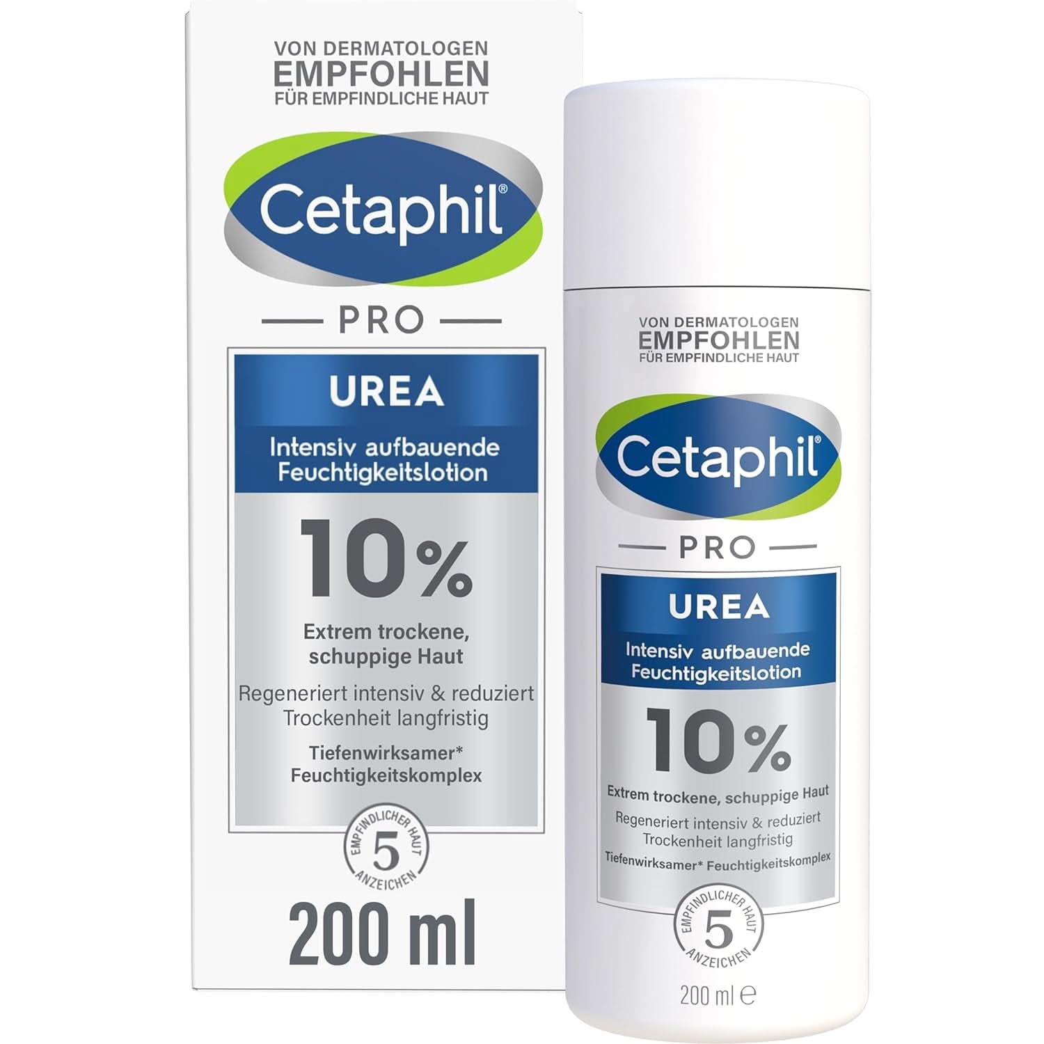 CETAPHIL PRO Urea 10% Intensiv reparerande fuktgivande lotion, 500 ml Kosmetika och skönhet Naty Shop 200 ml