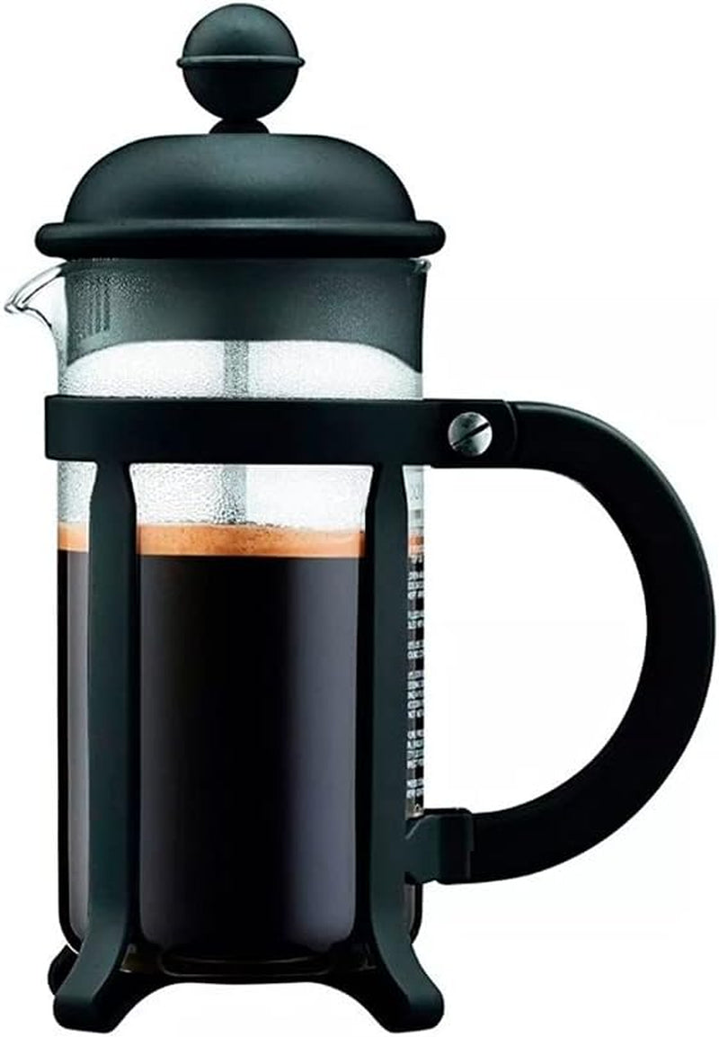 Bodum 1908-01 Java kaffebryggare, 8 koppar, 1 L, flerlager, svart, 10,6 x 16,3 x 24,5 cm, 6 st.