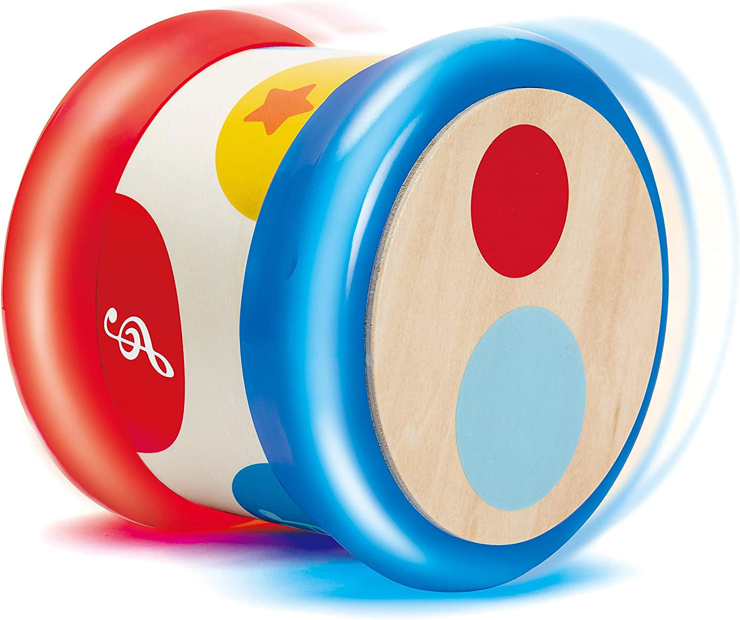 Hape Baby Drum | Rullande musikleksak för små att lära sig rytm och olika ljud, batteridriven, från 6 månader Baby Toys Naty Shop