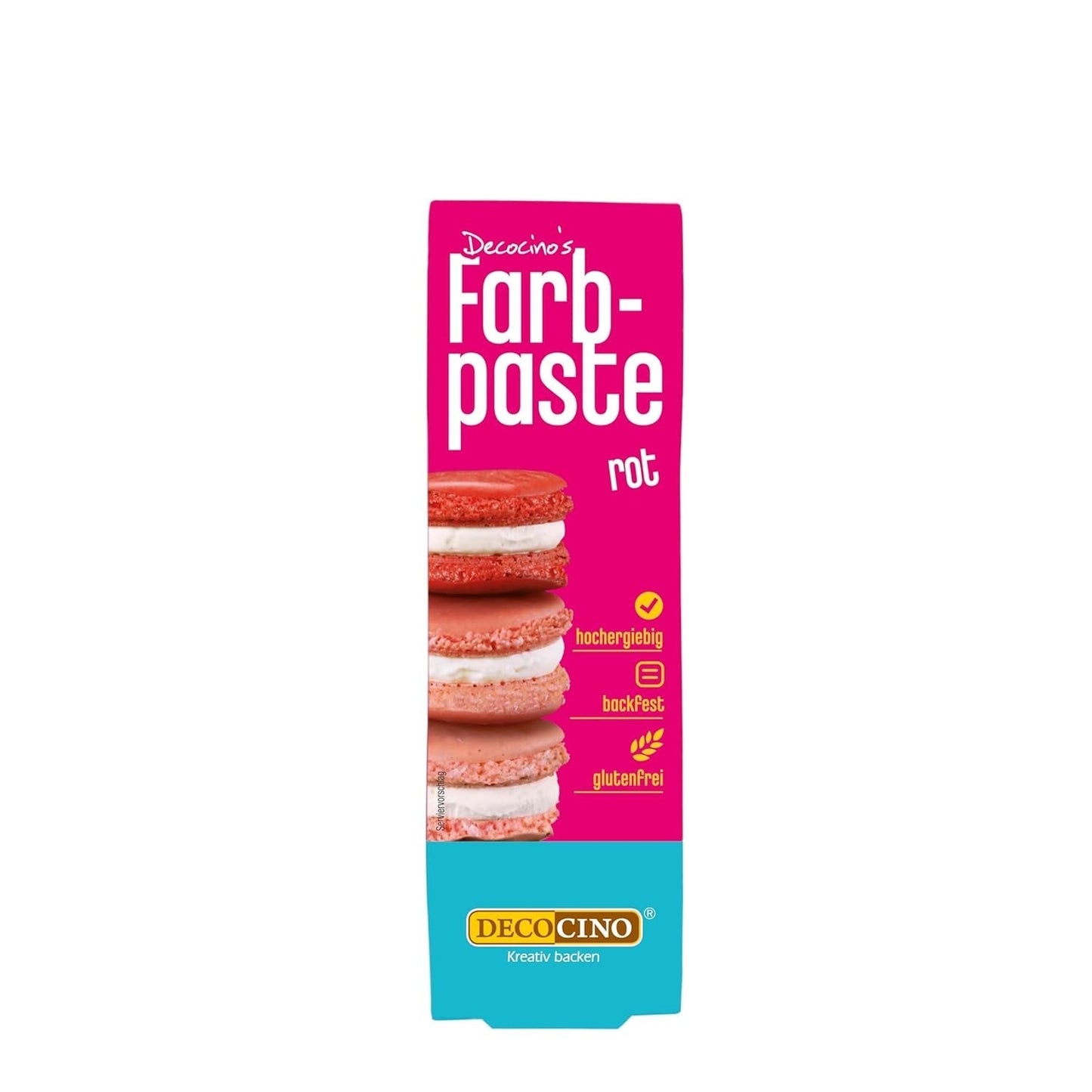 DECOCINO rosa färgpasta - 20 g - Livsmedelsfärg, perfekt för att färga tårtor, fondant och krämer - Fri från azofettsyror och gluten