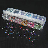 Nail Rhinestones med prickverktyg, 3D-nageldekoration, nagelglitterstenset, nagelkonstglitter, nageltillbehör Nageldesign med pincett