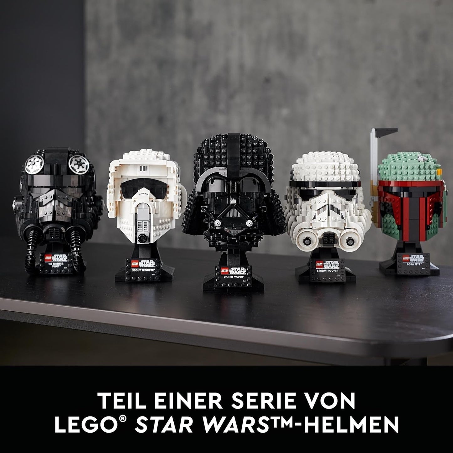 LEGO Star Wars Darth Vader Byggset för hjälm för vuxna, presentidé för män, kvinnor, honom eller henne, Samlingsmodell att bygga och visa 75304 Byggset Besuche den LEGO-Store