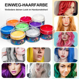 Temporary Green Hair Dye - Hårfärgsvax, hårton för män kvinnor, naturligt hårpomada, Color Clip Hårfärgningsvax för Crazy Party Hårfärg (4,23 oz, Grön) Naty Shop Hårfärgning