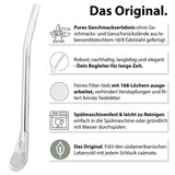 Mate-te-servis för två, ekologisk ● 2 Mate-koppar + 2 bombillas + 300 g Mate-te + tillagningsinstruktioner