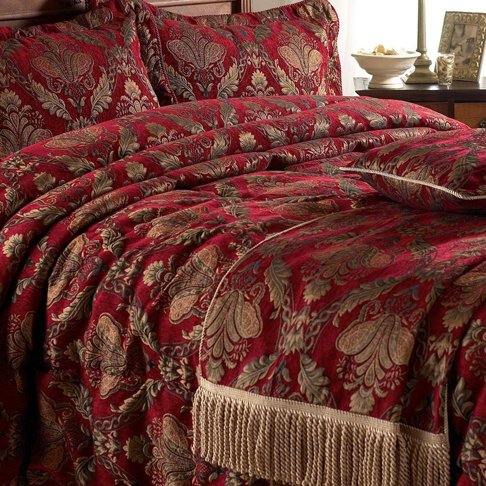 Riva Home Shiraz Sängar och täcken Paoletti Burgundy 130X170Cm