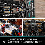 LEGO Technic Mercedes-Amg F1 W14 E Performance Set för vuxna, racerbilar, hem- eller kontorsföremål, Formel 1-presenter för män, kvinnor 42171 Byggset Besuche den LEGO-Store
