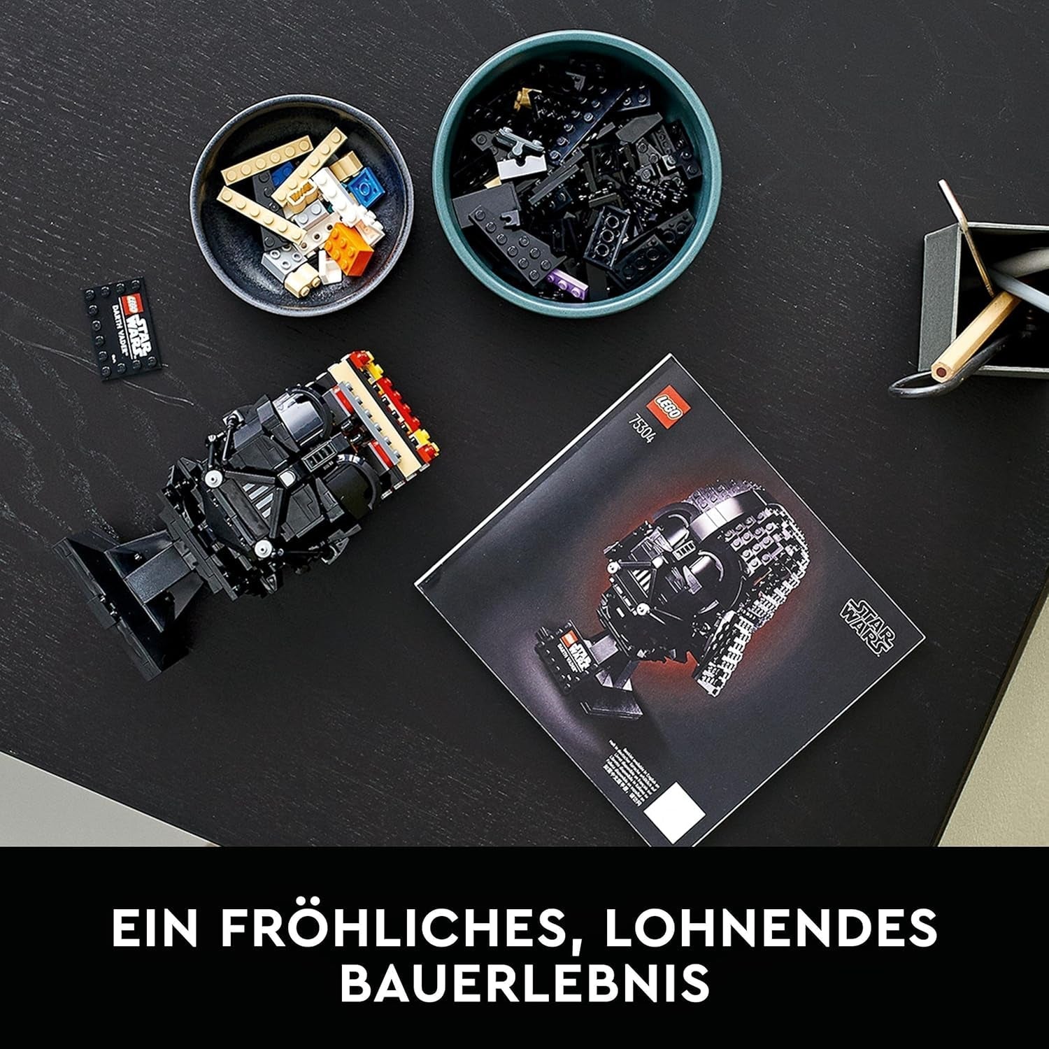 LEGO Star Wars Darth Vader Byggset för hjälm för vuxna, presentidé för män, kvinnor, honom eller henne, Samlingsmodell att bygga och visa 75304 Byggset Besuche den LEGO-Store