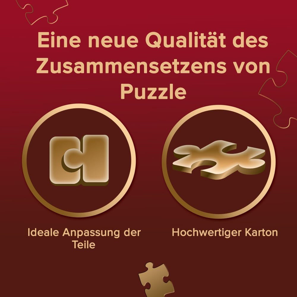 Trefl Premium plus Quality - Puzzle Tea Time: Houses Stoney Lane - 1000 bitar, Serie av nostalgiska målade bilder, Perfekt matchning av bitar, För vuxna och barn från 12 år Puzzle Naty Shop