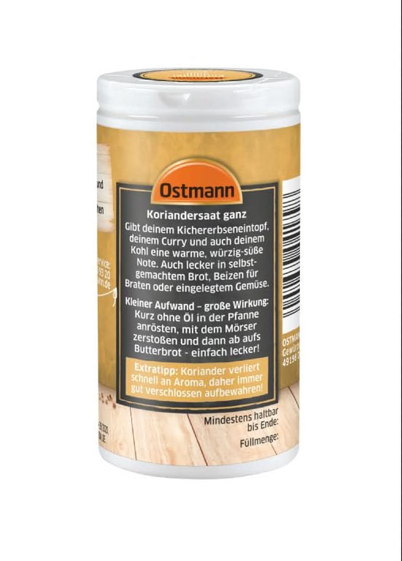 Hela korianderfrön (förpackningens utformning kan variera) Naty Shop Spices