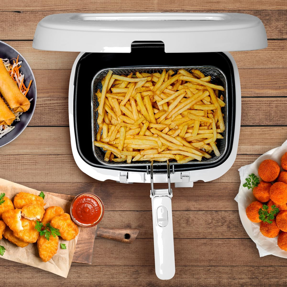 Alpina Deep Fat Fryer 2,5L DF-165, 1800W - Justerbar temperatur upp till 190°C Vitvaror Naty Shop