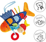 SIGIKID 40104 Aktiv fisk Babyaktivitet PlayQ Leksak för barn flickor och pojkar rekommenderas från 3 månader flerfärgad Babyleksaker Naty Shop
