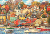 Clementoni - 31685 Collection Puzzle - Good Times Harbor - Pussel 1500 bitar från 14 år, vuxenpussel med gömda föremål, skicklighetsspel för hela familjen, medium Puzzle Naty Shop