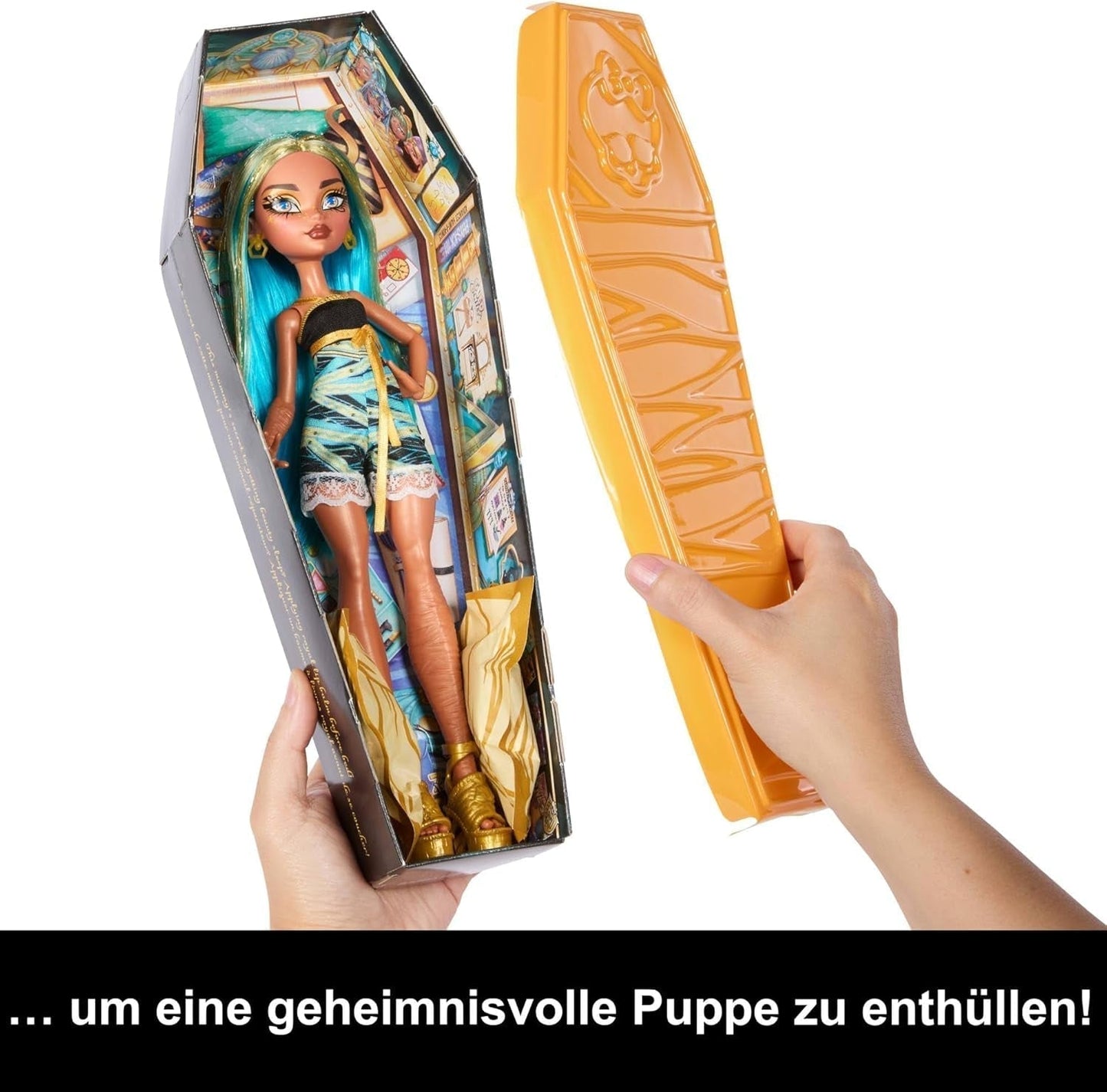 Monster High Buried Secrets Dolls and Accessories Mystery Creepover-tema med Mystery Doll och 5 Unravelable Surprises (siffrorna kan variera), HYV64 Naty Shop Dolls