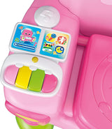 Clementoni 17755 Sångfåtölj med rosa ljud och dans - interaktiv och multifunktionell fåtölj för barn på italienska, leksak 1 år - Tillverkad i Italien, flerfärgad Toys Bebe Naty Shop