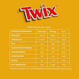 Twix vita chokladkakor; kola, kex, vit choklad; flera paket choklad; 5 barer (5 x 46 g)