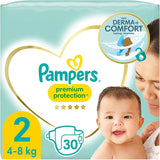 Pampers (gammal version), trosor, storlek 4, 9 kg-15 kg, trepack (1 x 88 blöjor)