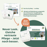 Naty BioEmbrace babyblöjor, storlek 3 (4–9 kg) | 100 % växtbaserade material, skonsamma mot huden | Andas mjukhet, dermatologiskt testad, utmärkt absorption | 100 st.