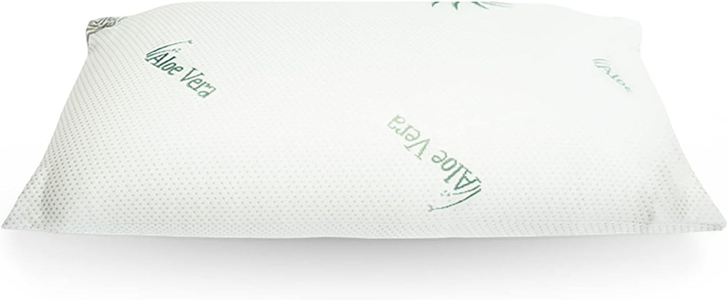 Mister Sandman Ergonomisk kudde 40X80, Nackkudde med Aloe Vera örngott, Visco-kudde Perfekt för magslipare, ryggsliprar och sidosliprar, Memory Foam Kudde Cervikal Ortopediska Kuddar Naty Shop
