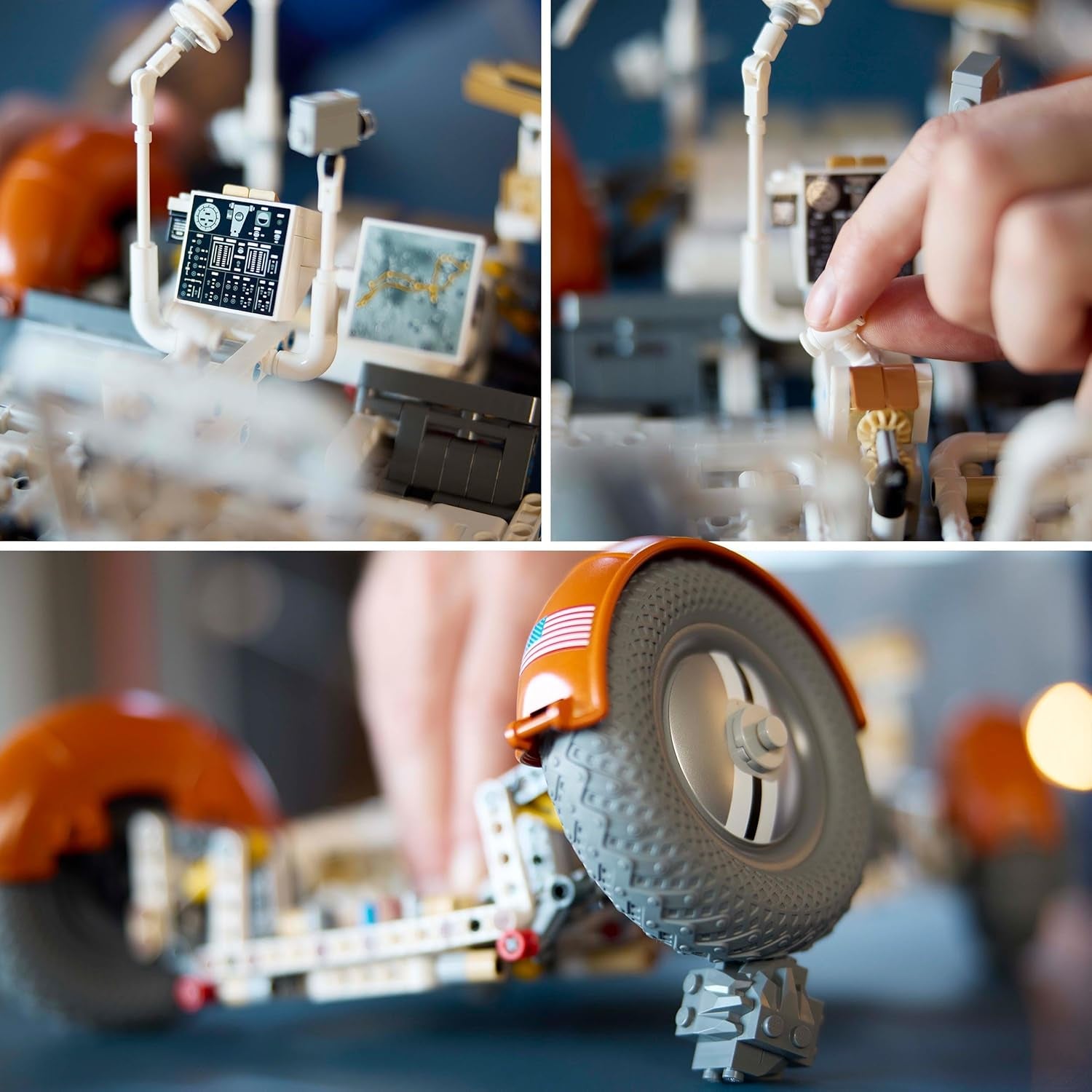 LEGO Technic NASA Apollo Lunar Roving Vehicle (LRV), Lunar Rover-modell för vuxna, Space Collectible för vetenskapsentusiaster, Byggleksak, Space Vehicle Model 42182 Byggset Besuche den LEGO-Store