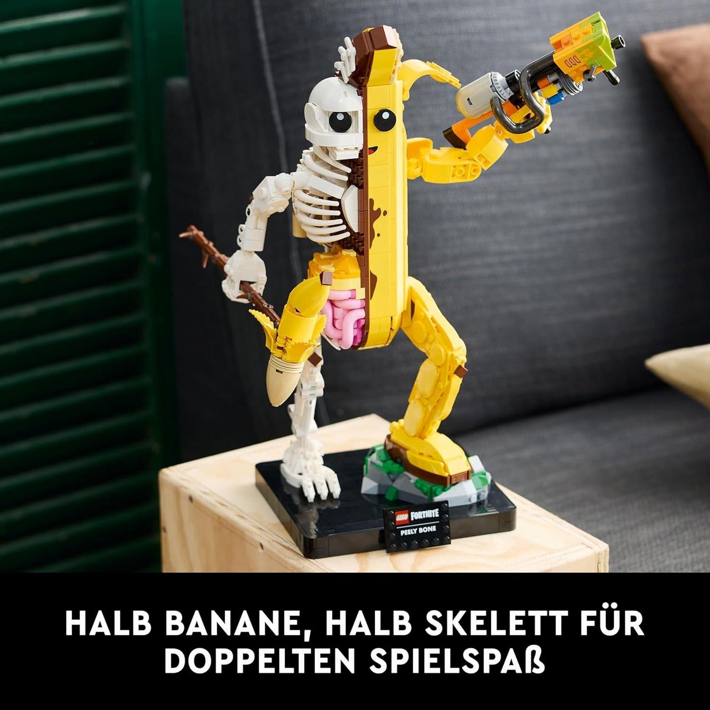LEGO Fortnite benshali - Inklusive färgkastare och skålplockning - Samlarobjekt för videospelsfans - Byggset för vuxna som hem- eller kontorsdekoration - 77072 Byggset Besuche den LEGO-Store