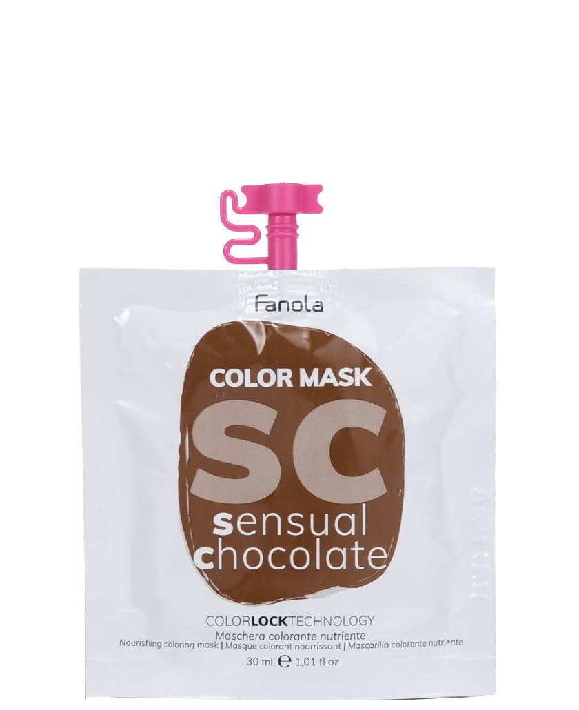 Fanola Color Mask Sensuell Choklad 30 ml Hårmask Naty Shop Standardtitel