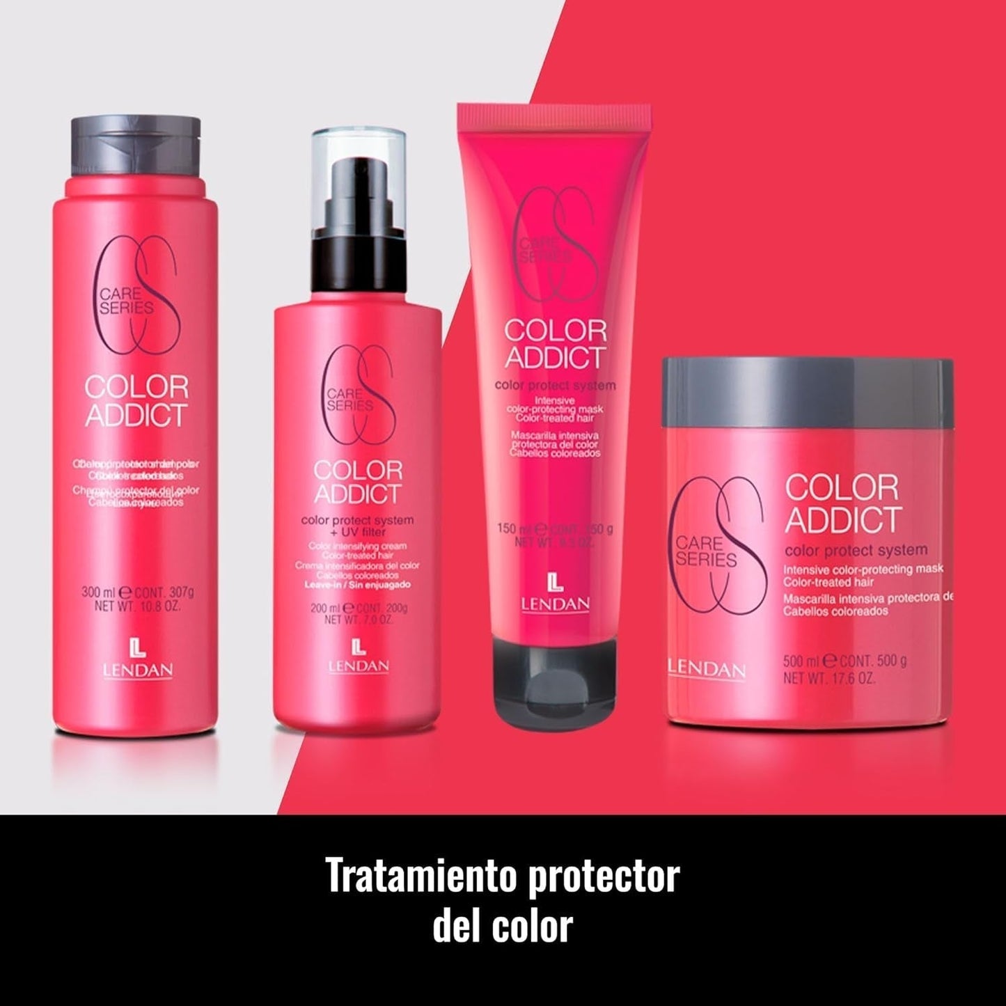 Färgbehandlad hårmask 500ml skyddar färgbehandlat hår, ger näring, återfuktar och skyddar nagelbanden - blankare och mjukare man Naty Shop Hair Mask