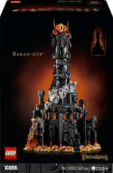 LEGO Ikoner Sagan om ringen: Barad-Door vuxen byggset med Sauron, Gothmog, Orc, Frodo, Sam och Gollum Minifigurer Filmminnen Fan Samlarobjekt 10333 Byggset Beuche den LEGO-Store