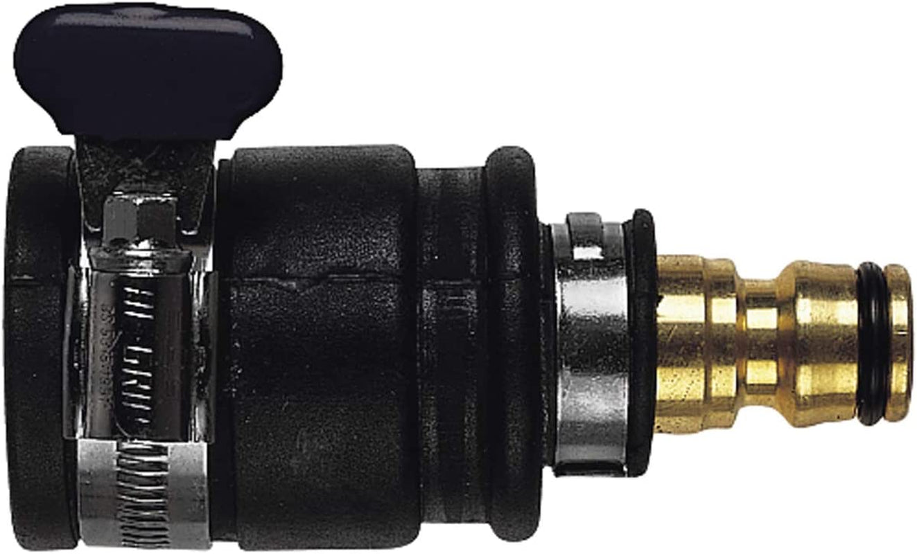 Push-fit krananslutning | Diameter 20-30 mm | Massiv mässing | Säker och hållbar | Säker fixering | Robust och korrosionsbeständig, svart/silver/guld