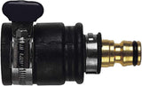 Push-fit krananslutning | Diameter 20-30 mm | Massiv mässing | Säker och hållbar | Säker fixering | Robust och korrosionsbeständig, svart/silver/guld