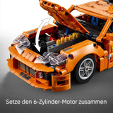 LEGO Technic Fast and Furious Toyota Supra MK4 - Leksaksbil - Med 6-cylindrig motor och öppningsbara dörrar - Modellset för pojkar och flickor över 9 år - Födelsedagspresentidé 42204 Byggset Beuche den LEGO-Store