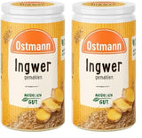 Ostmann Gewürze - Ingwer gemahlen | Återvinningsbar & återvinningsbar Verpackung | 30 g i der Streudose