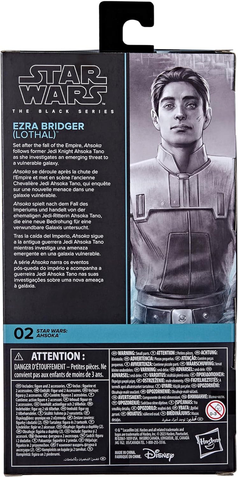 Star Wars Black Series Ezra Bridger (Lothal), Ahsoka Actionfigur (15 Cm) Actionfigurer Naty Shop