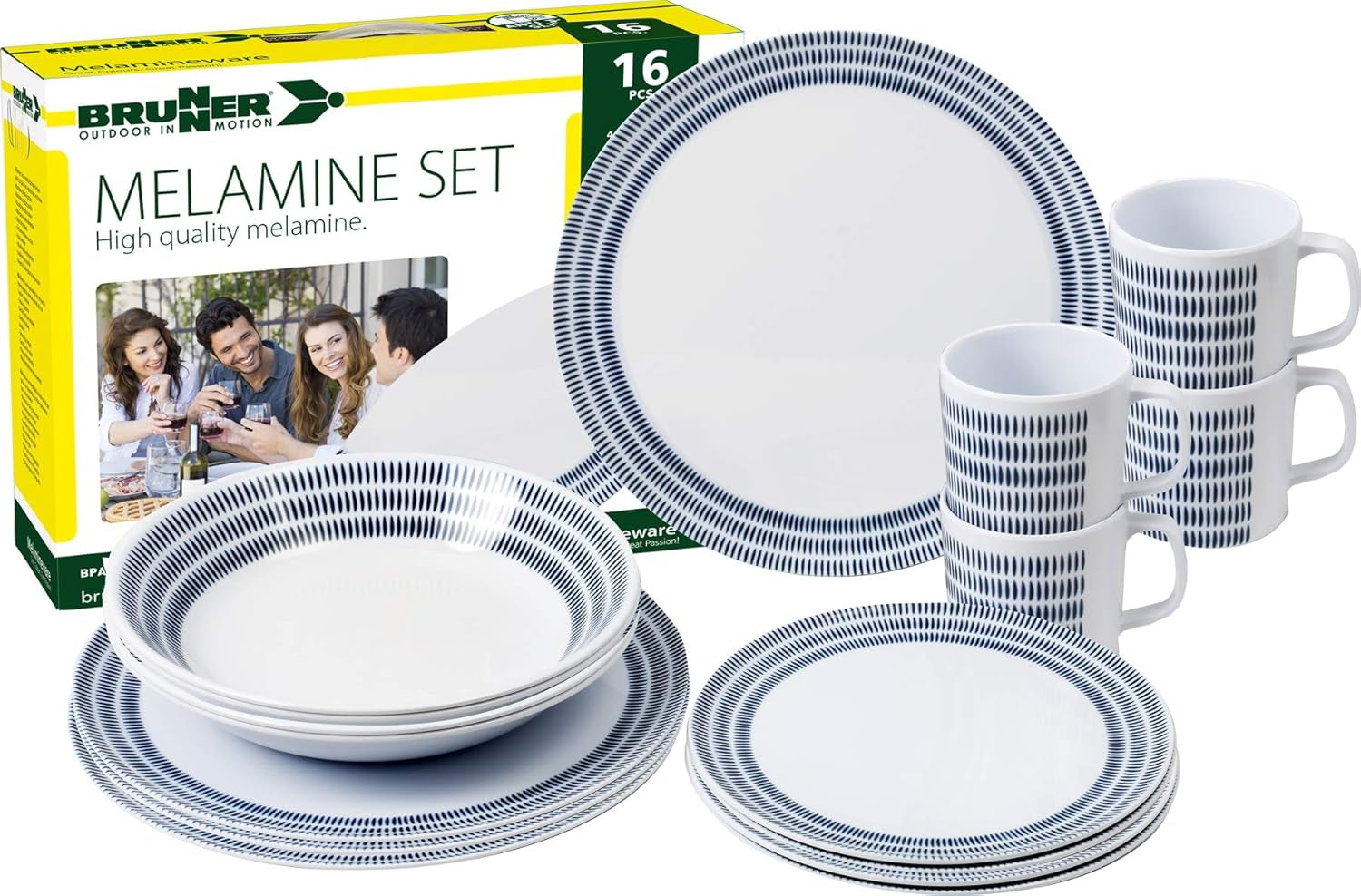 0830160N.C6T Servis set, 16 delar, BlueBAY, 4 delar