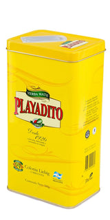 - Yerbero de chapa innehåller 500 g yerba mate med pinnar perfekta att dela med vänner