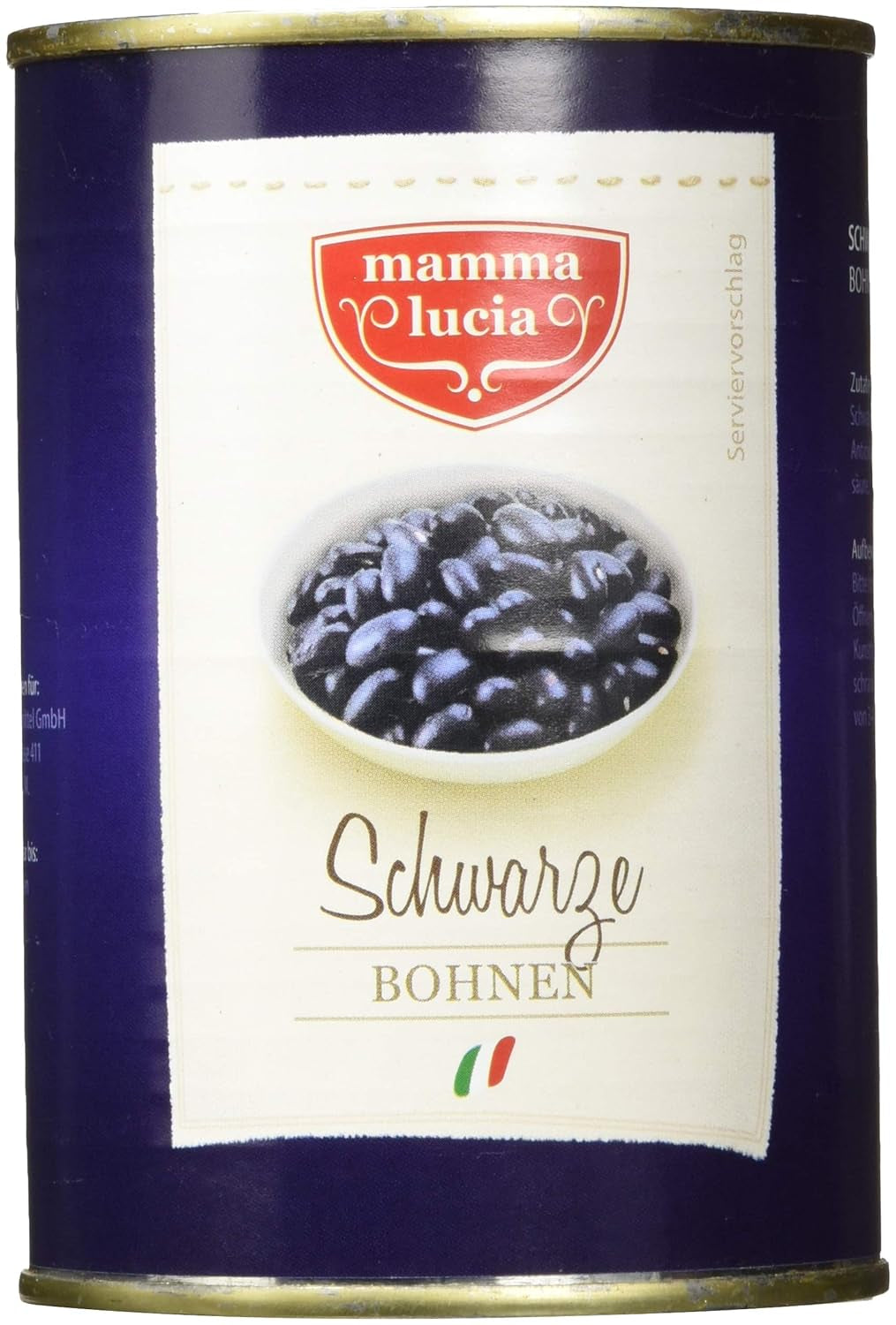 Svarta bönor, förpackning med 12 (12 x 425 ml)